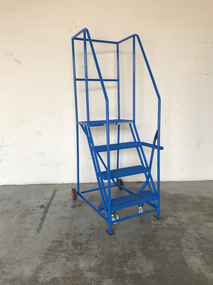 TekA Step Extra Heavy Duty Mobile Warehouse Safety Steps – 559mm Wide Treads