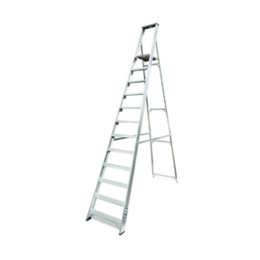 Lyte Industrial Aluminium Platform Step Ladders with Tool Tray