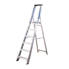 Lyte Industrial Aluminium Platform Step Ladders with Tool Tray