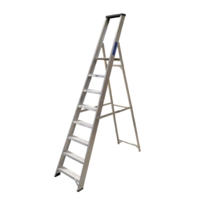 Lyte Industrial Aluminium Platform Step Ladders with Tool Tray