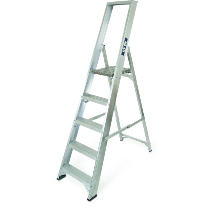 Lyte Industrial Aluminium Platform Step Ladders