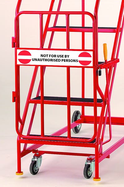 Steptek Quality Extra Heavy Duty Warehouse Ladder Narrow Base Model