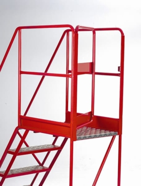Steptek Quality Extra Heavy Duty Warehouse Ladder Narrow Base Model
