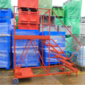 Refuse Waste Vehicle Access Platform – Bin Chute Steps