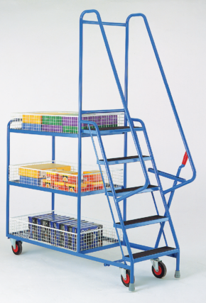 Heavy Duty Step Tray Trolleys – 5 Steps KG
